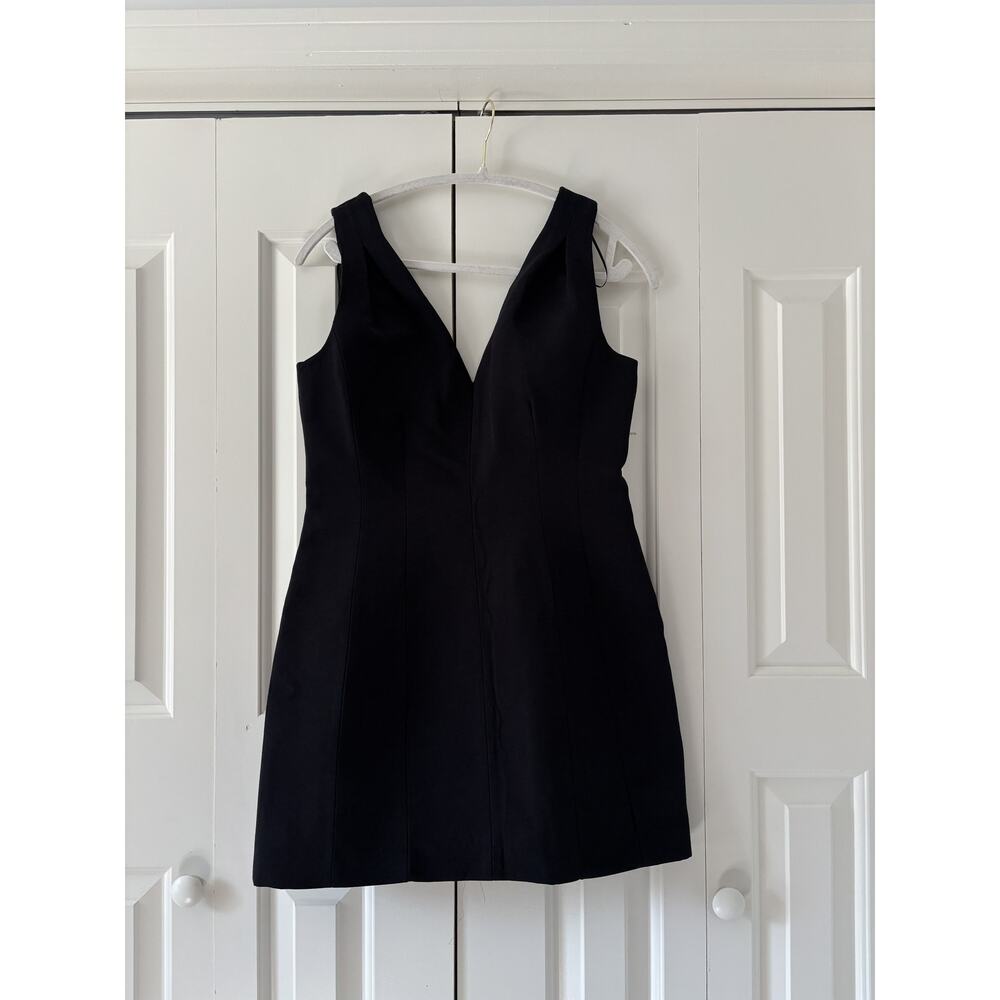 Zara Black V-Neck Sleeveless Dress, Size M - Picture 3 of 8